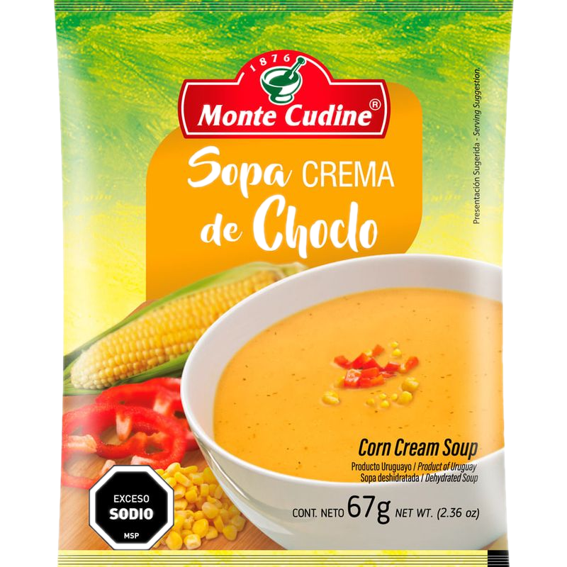 Sopa Crema Choclo Monte Cudine