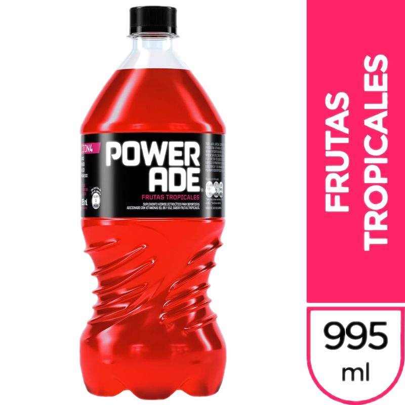 Bebida Isotónica Powerade Frutas Tropicales 995 Ml