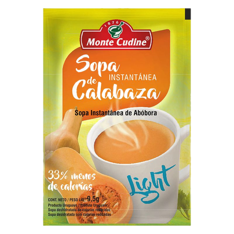 Sopa De Calabaza Light Monte Cudine 10 G