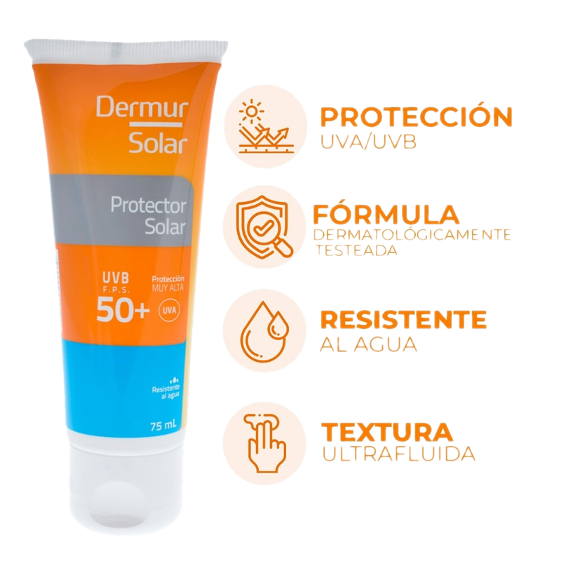 Protector Solar Dermur Fps50+ 75 Ml