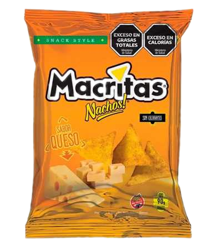 Nachos Macritas 90 G Queso