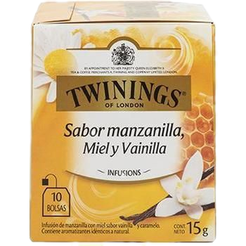 Té Twinings Manzanilla, Miel Y Vainilla 10 Unidades
