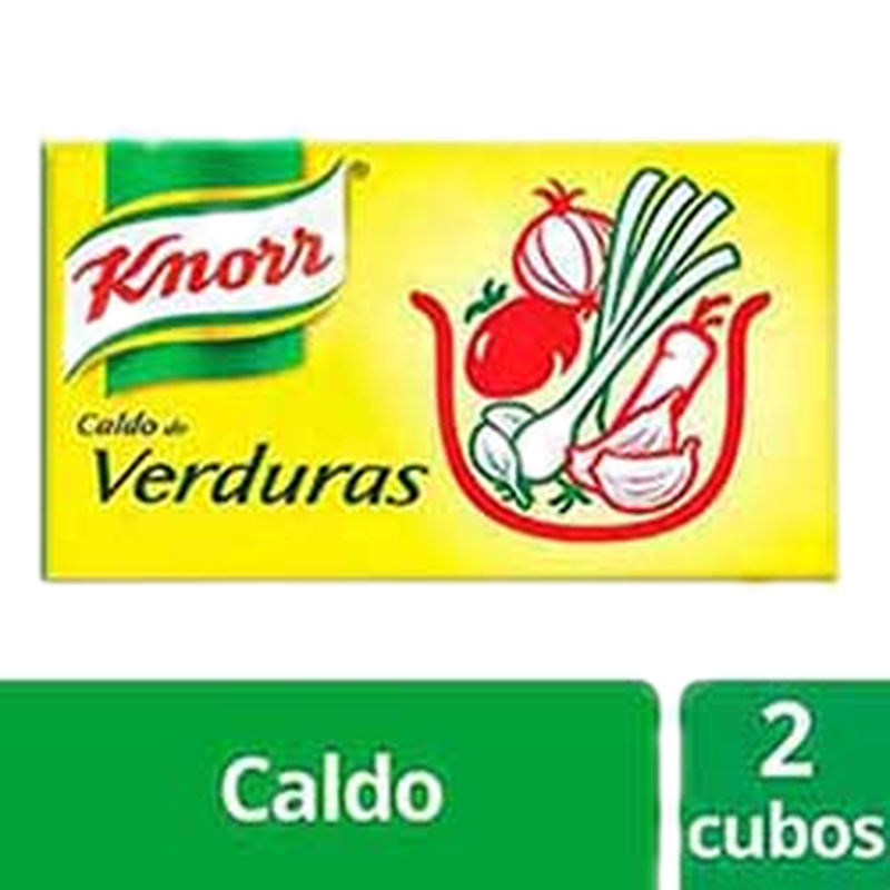 Caldo Knorr De Verdura 2 Unidades