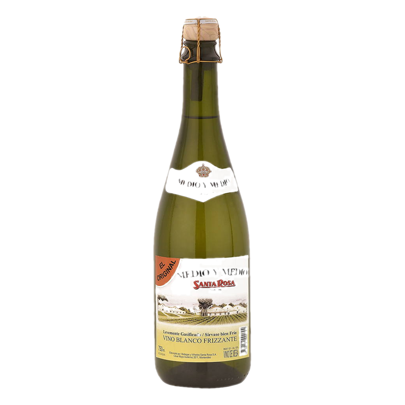 Medio Y Medio Santa Rosa Blanco 750 Ml