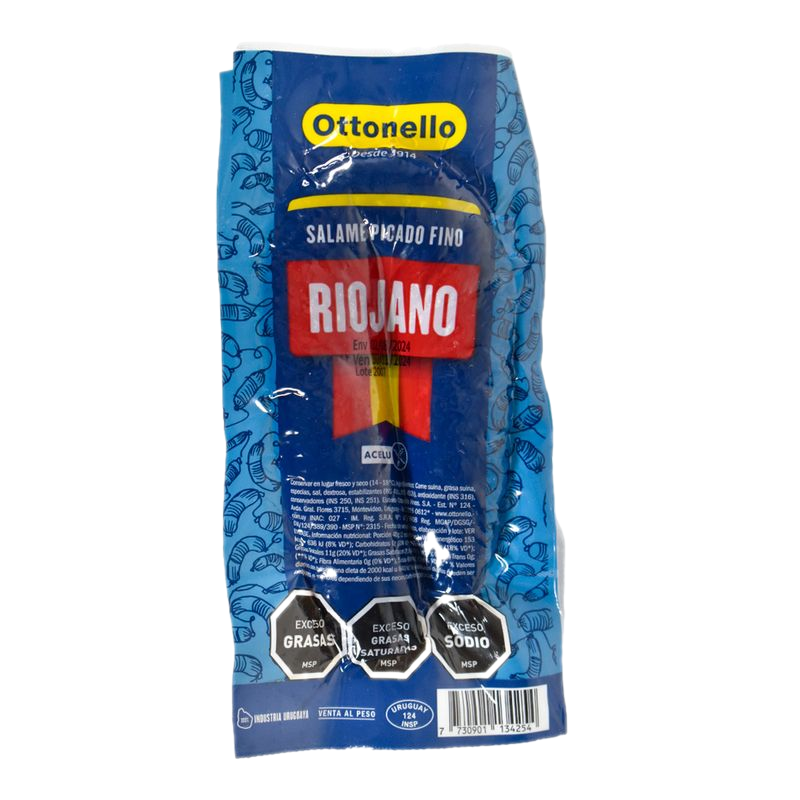 Salame Riojano Ottonello 180 G