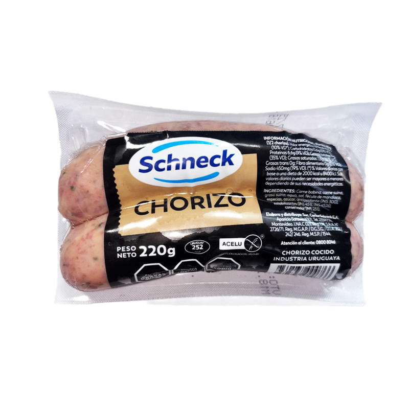 Chorizo Extra Al Vacio Schneck 2 Unidades