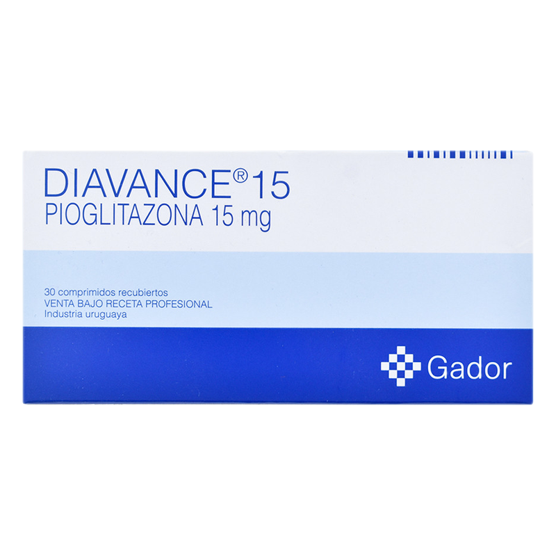 Diavance 15 Ml X 30 Comprimidos