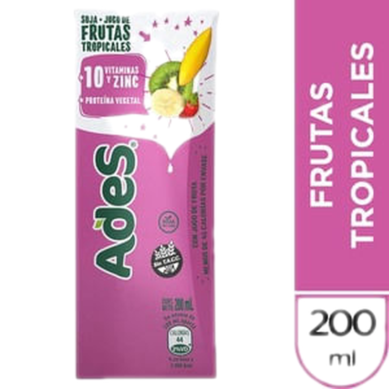 Jugo Ades Tropical 200cc