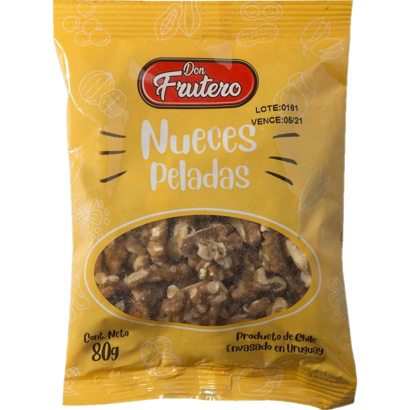 Nueces Peladas Don Frutero 80 G