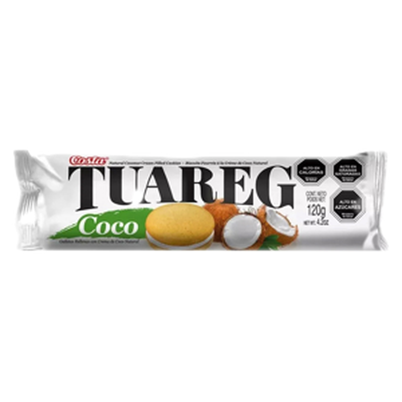 Galletitas Tuareg Rellenas De Coco 120 G