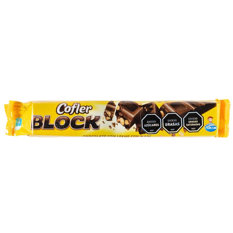 Chocolate Cofler Block Leche/maní 110 G