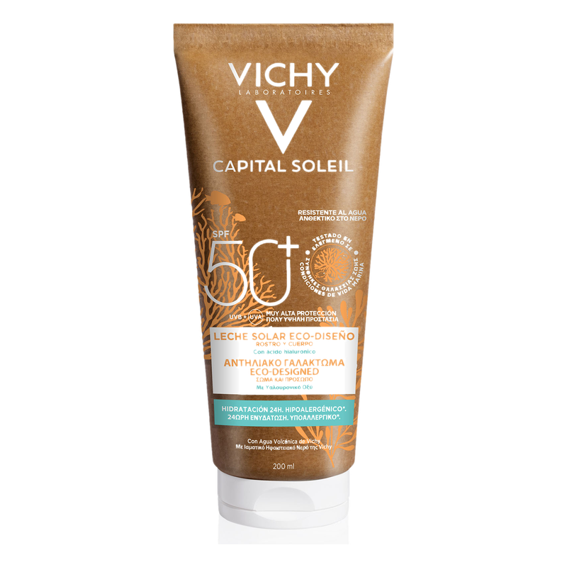 Protector Solar Vichy Ideal Solei Eco Milk 200 Ml
