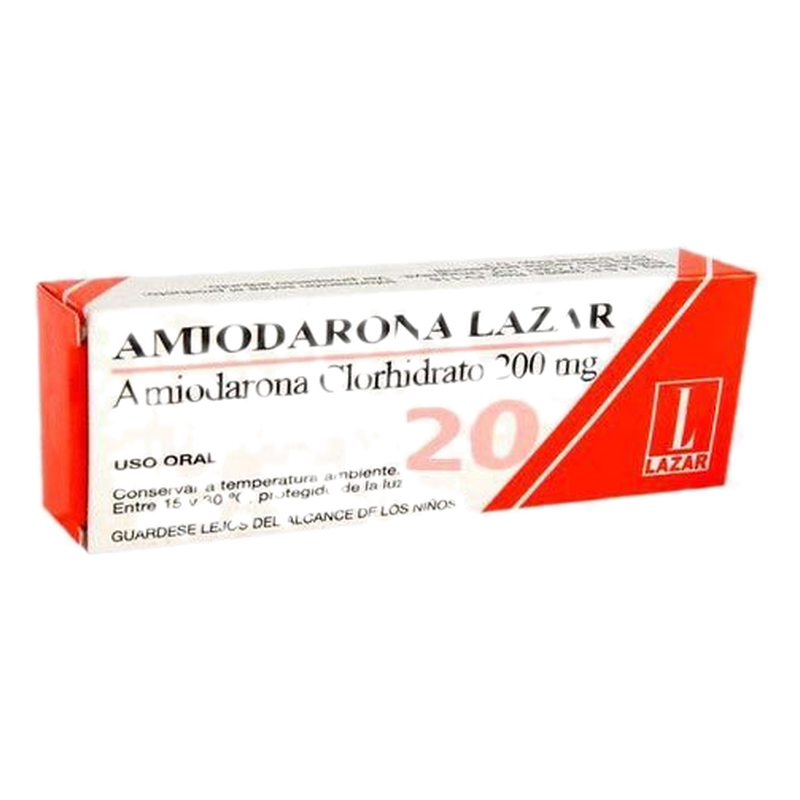 Amiodarona Lazar 200 Mg X 20 Comprimidos