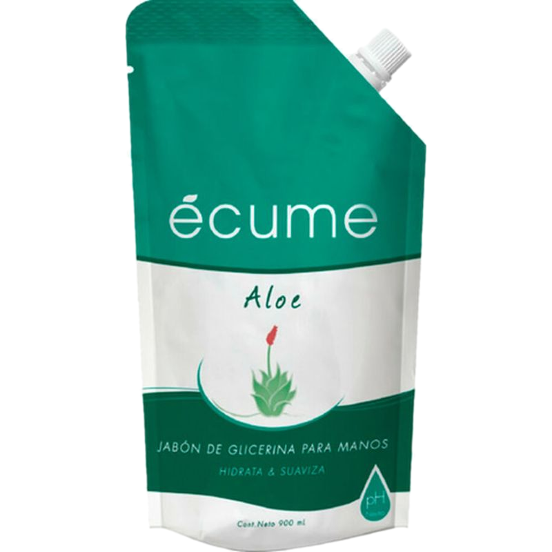 Jabón Líquido Ecume Aloe Doypack 900 Ml