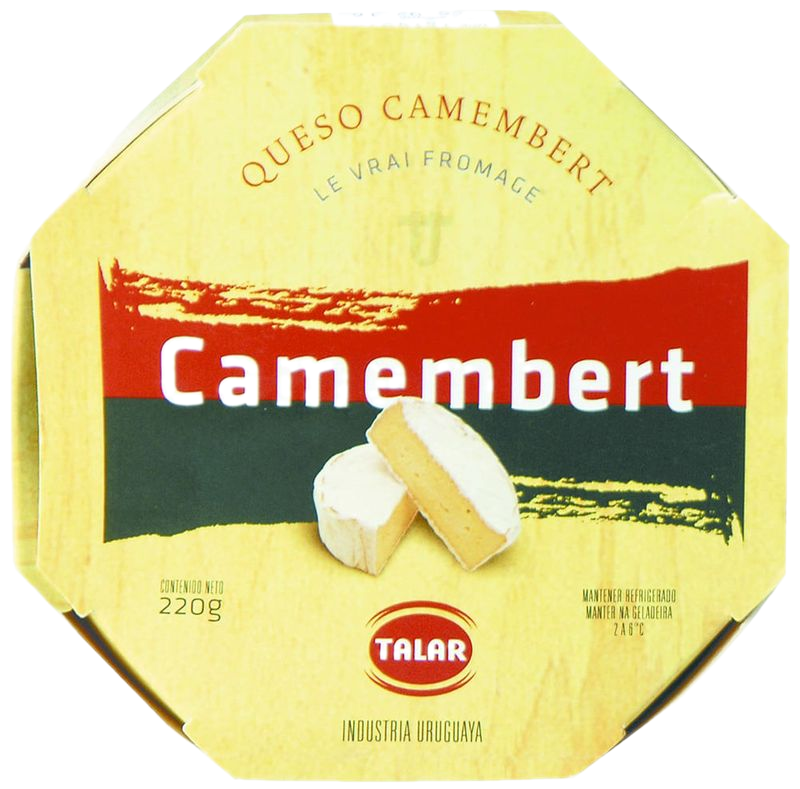 Queso Camembert Talar En Caja 220 G