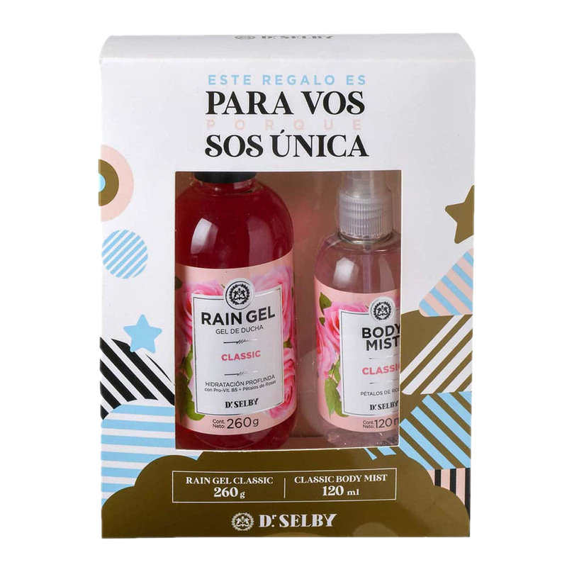 Estuche Gel De Ducha Rain Gel Classic + Body Mist
