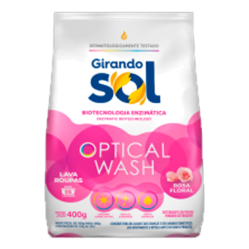 Jabon En Polvo Girando Sol Rosa 400 G