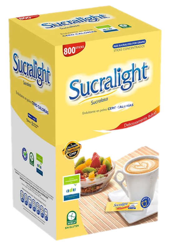 Edulcorante Sucralight 800 Sobres