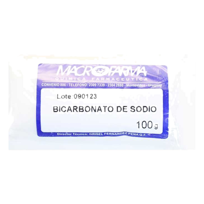 Bicarbonato De Sodio X 100 Gr
