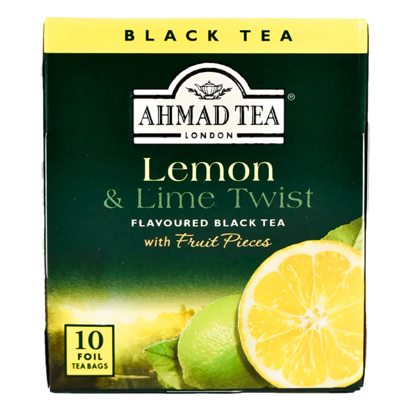 Té Ahmad Tea Lemon And Lime Twist 10 Sobres
