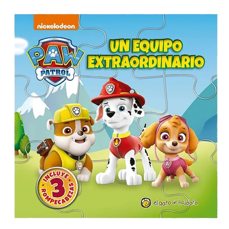 Libro Paw Patrol Rompecabezas - Un Equipo Extraordinario