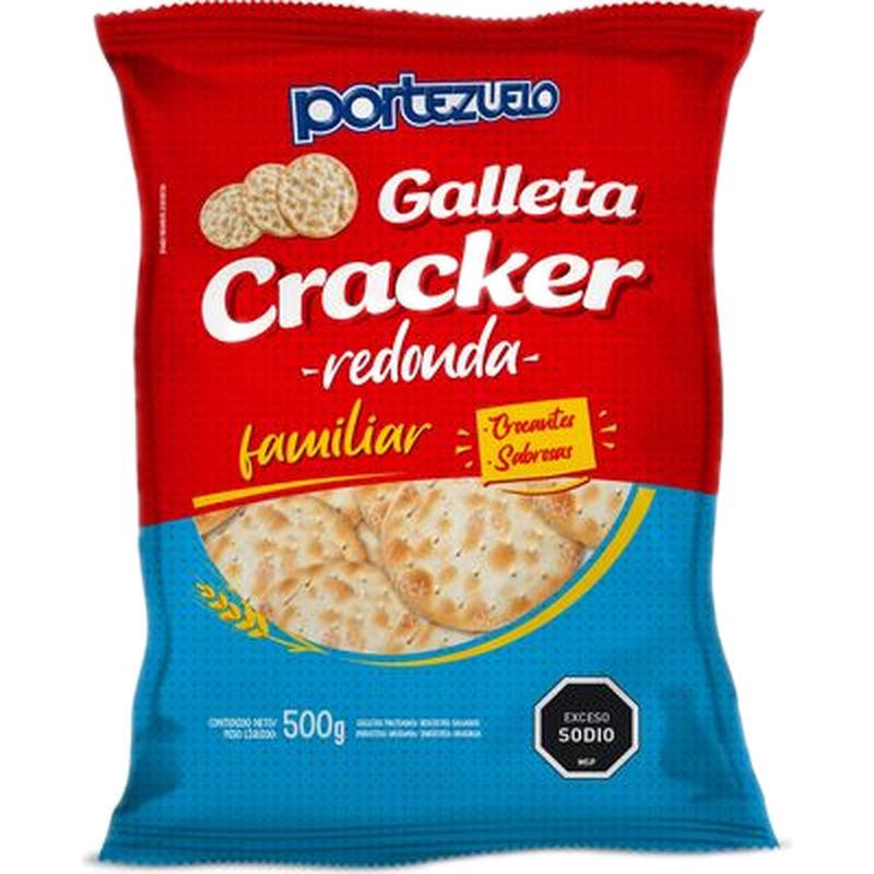 Galletas Portezuelo Cracker Redonda 500 G