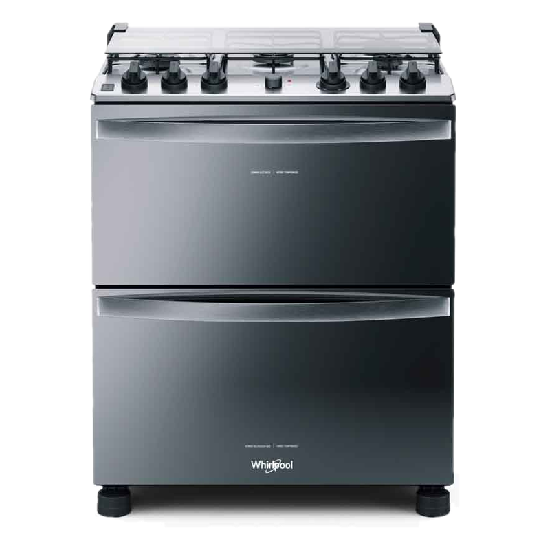 Cocina Whirlpool 5 Hornallas Y Doble Horno Wfd5narruw