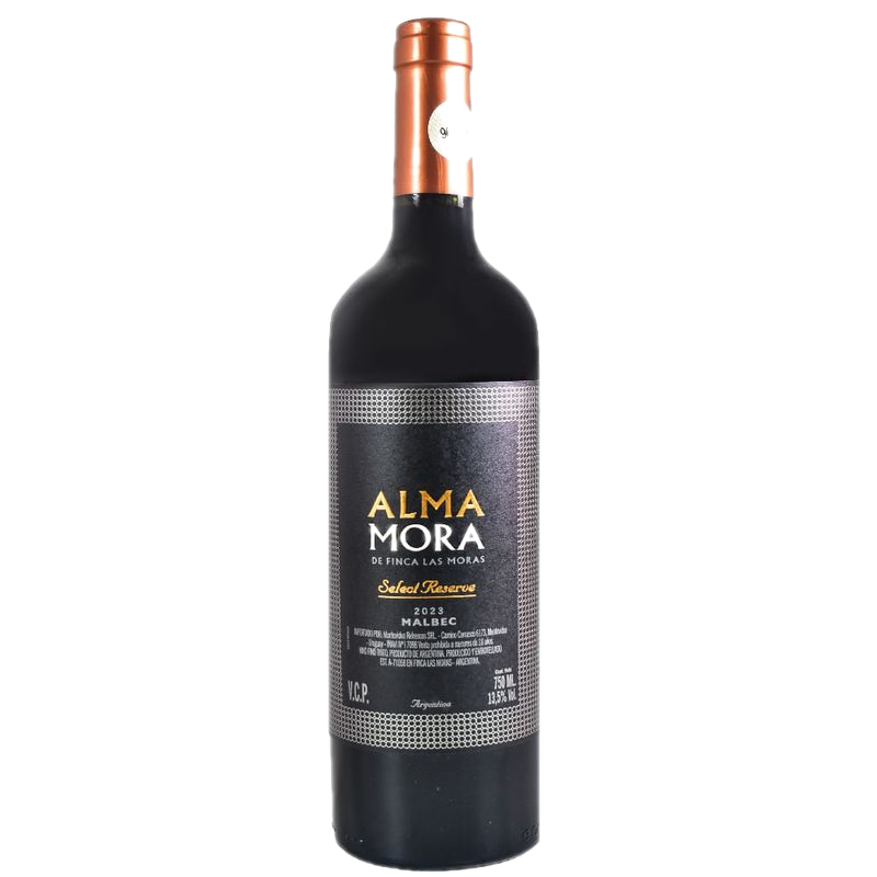Vino Tinto Malbec Alma Mora Reserva 750 Ml