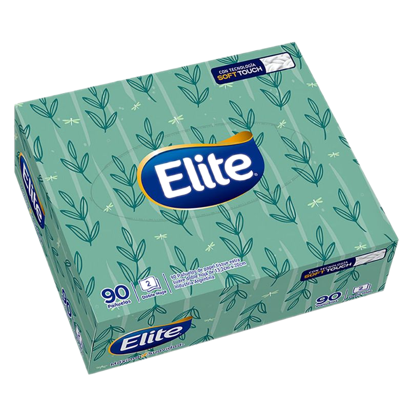 Pañuelos Facial Elite Box 90 Unidades