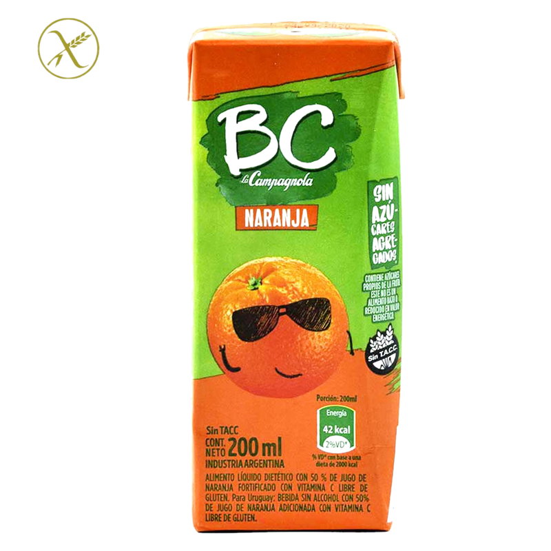 Jugo Bc La Campagnola Naranja 200 Ml