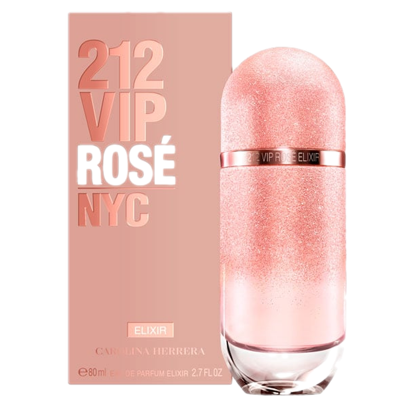 Perfume Carolina Herrera 212 Vip Rose Elixir Femme Edp 80 Ml