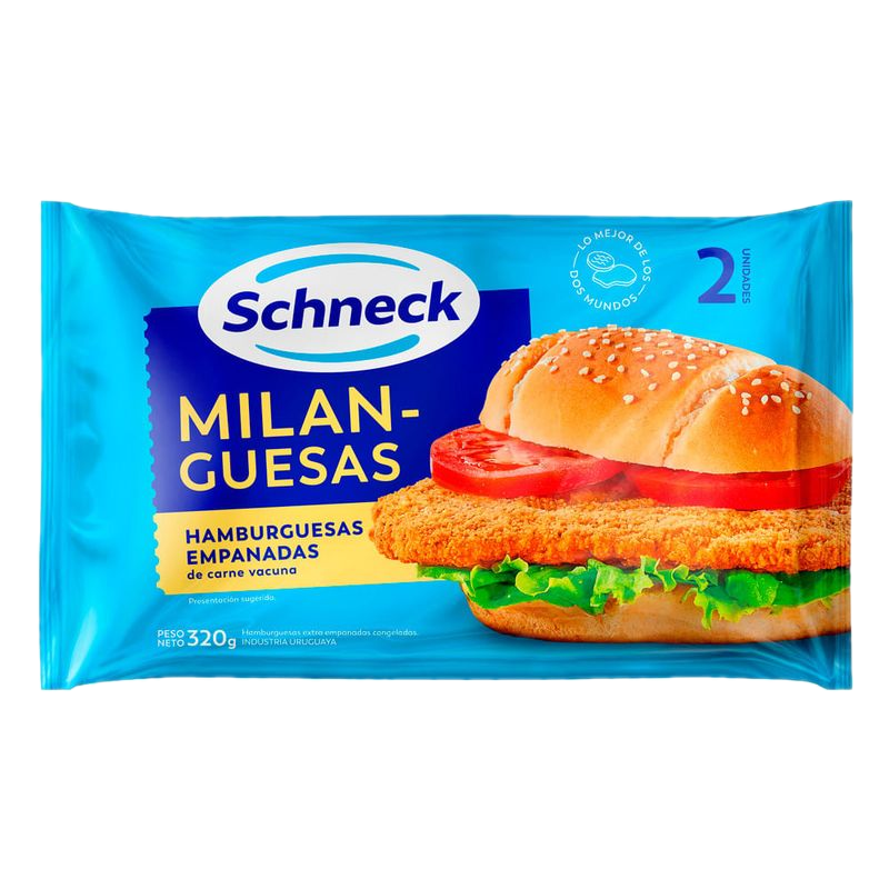 Milanguesas Schneck 2 Unidades 320 G