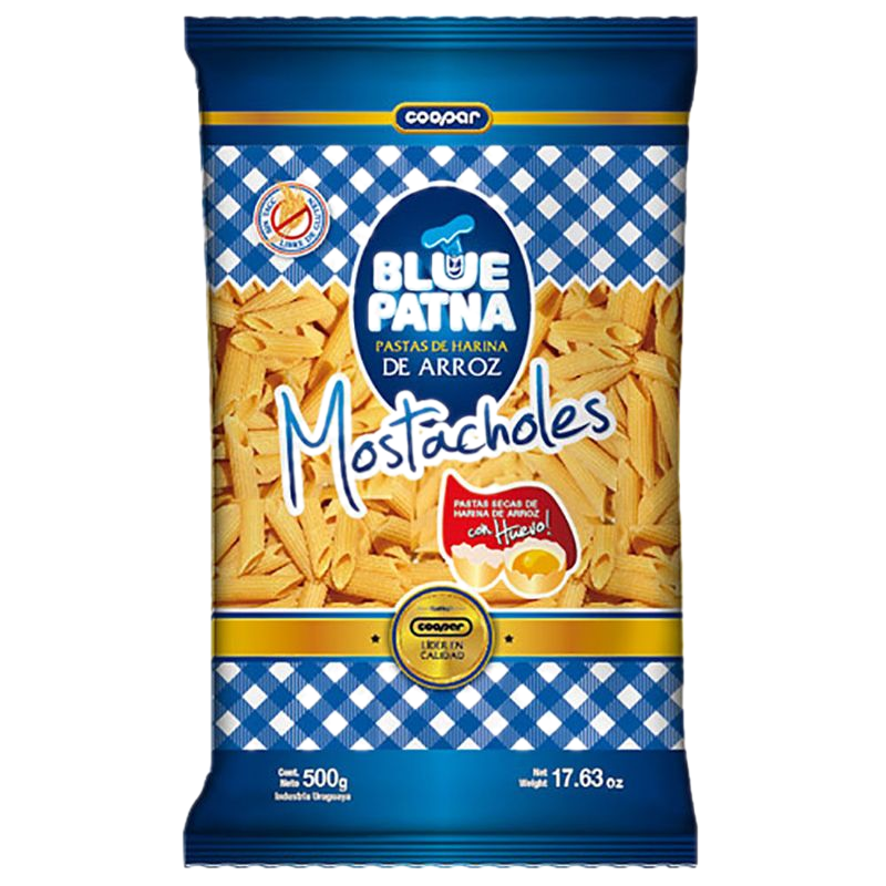 Fideos De Arroz Blue Patna Mostacholes 500 G