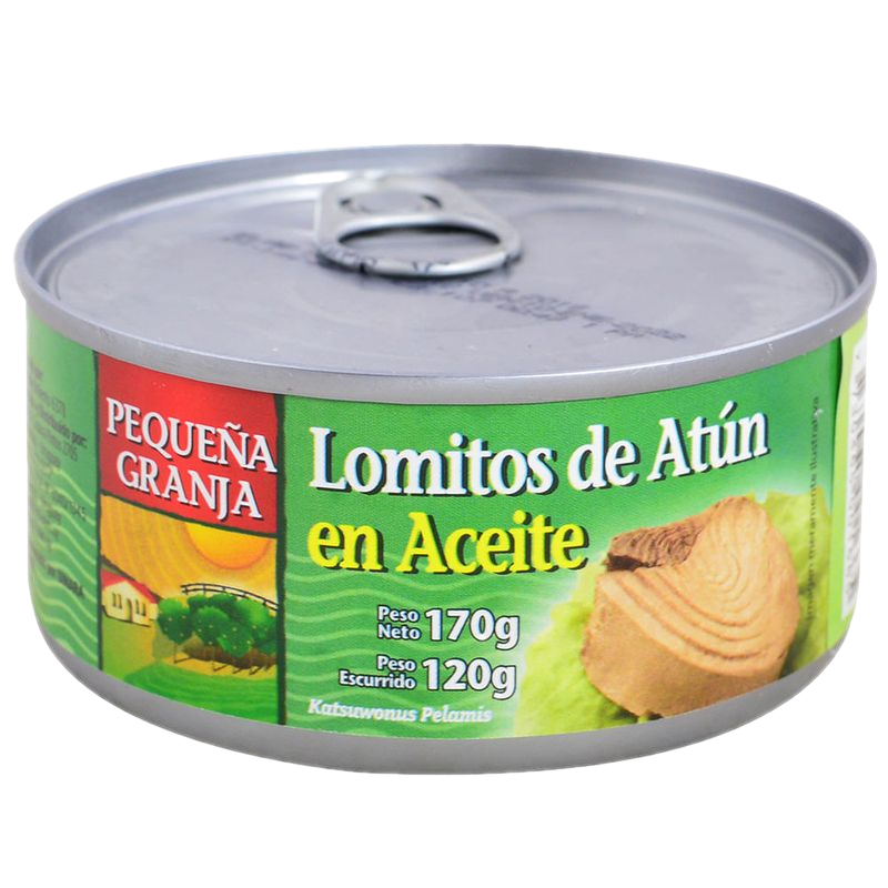 Atún Lomito En Aceite Pequeña Granja 170 G