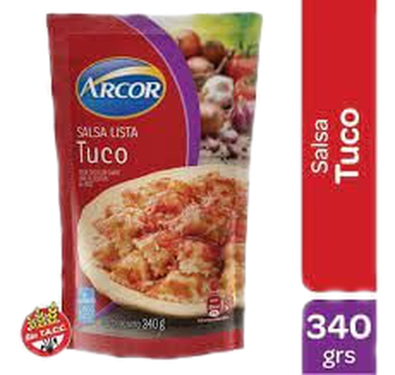 Salsa De Tomate Arcor Tuco Doypack 340 G