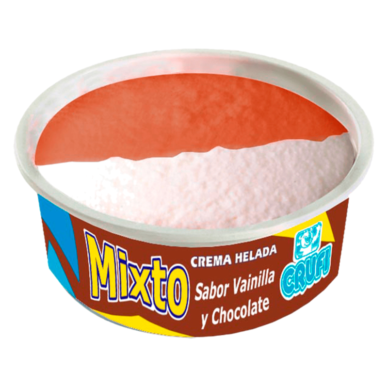 Helado Crufi Vaso Crema/chocolate 110 Ml