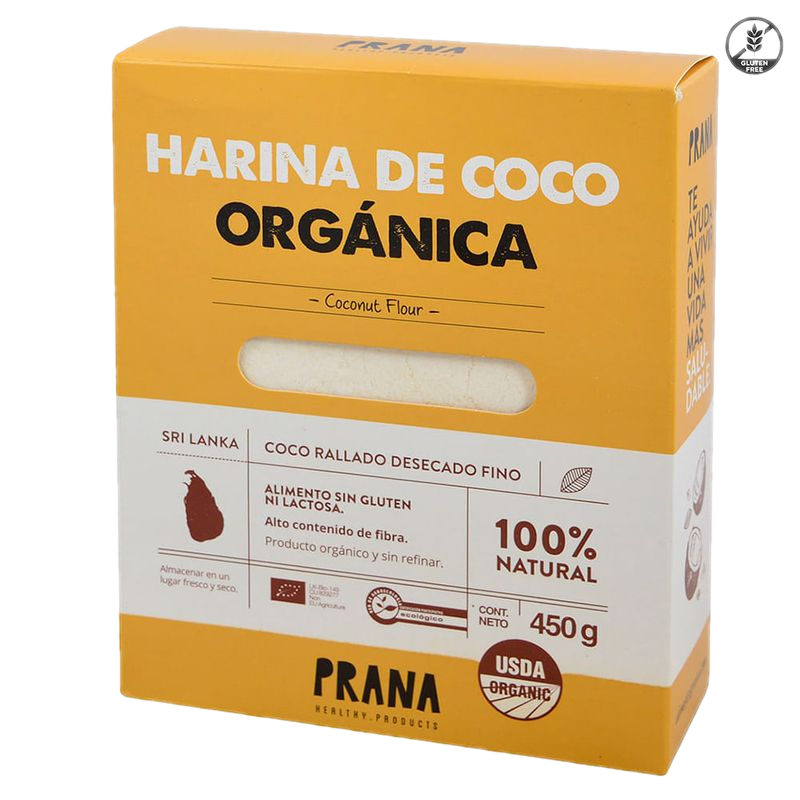 Harina De Coco Orgánica Prana 450 G