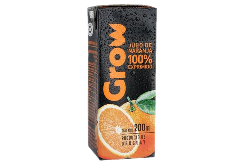 Jugo De Naranja Grow Exprimido 200 Ml