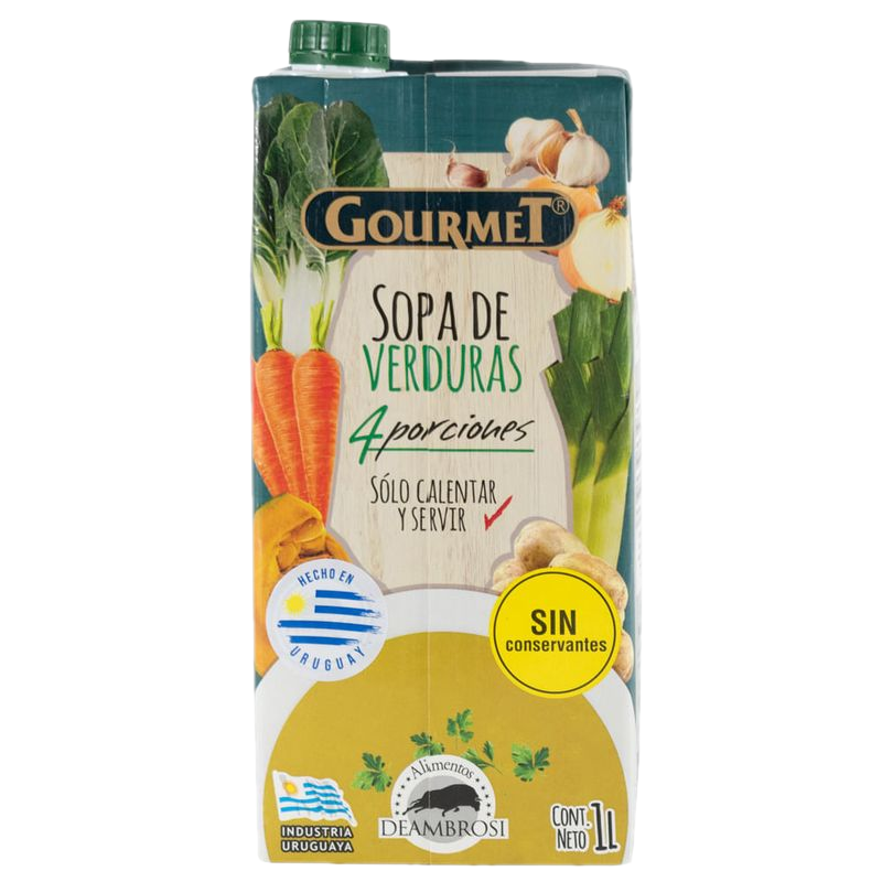 Sopa De Verduras Gourmet 1 L