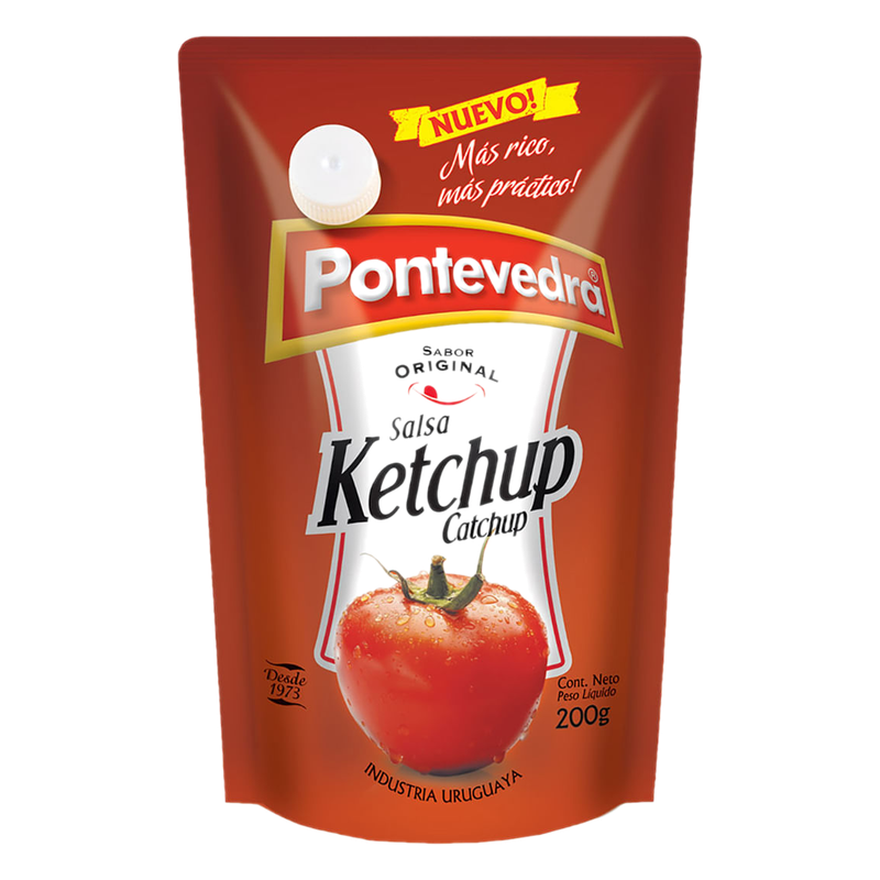 Salsa Ketchup Pontevedra Con Tapón 200 G
