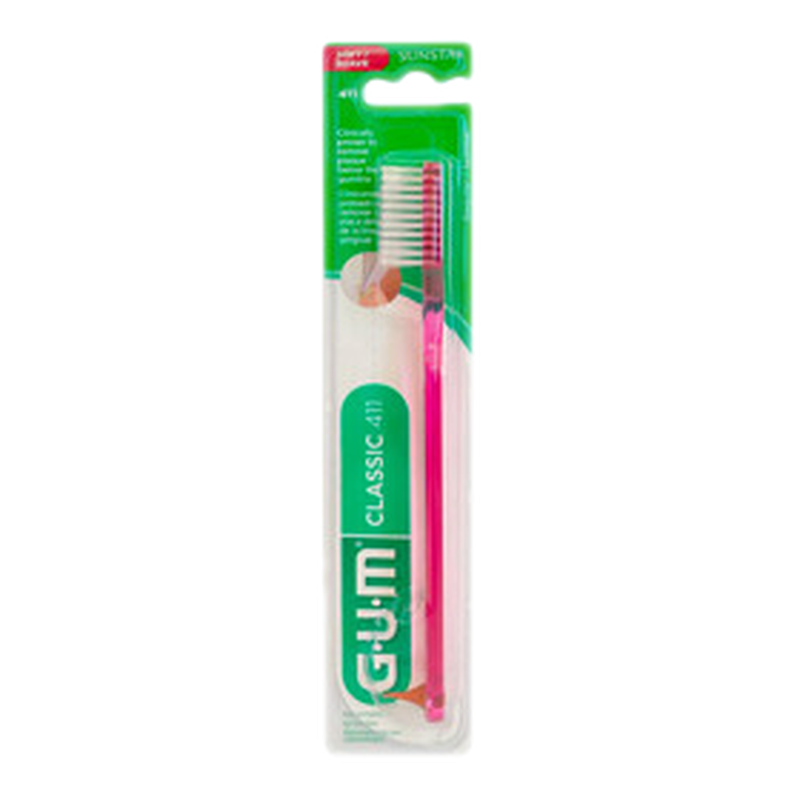 Gum Cepillo Classic Suave 411 [1 Unidad]