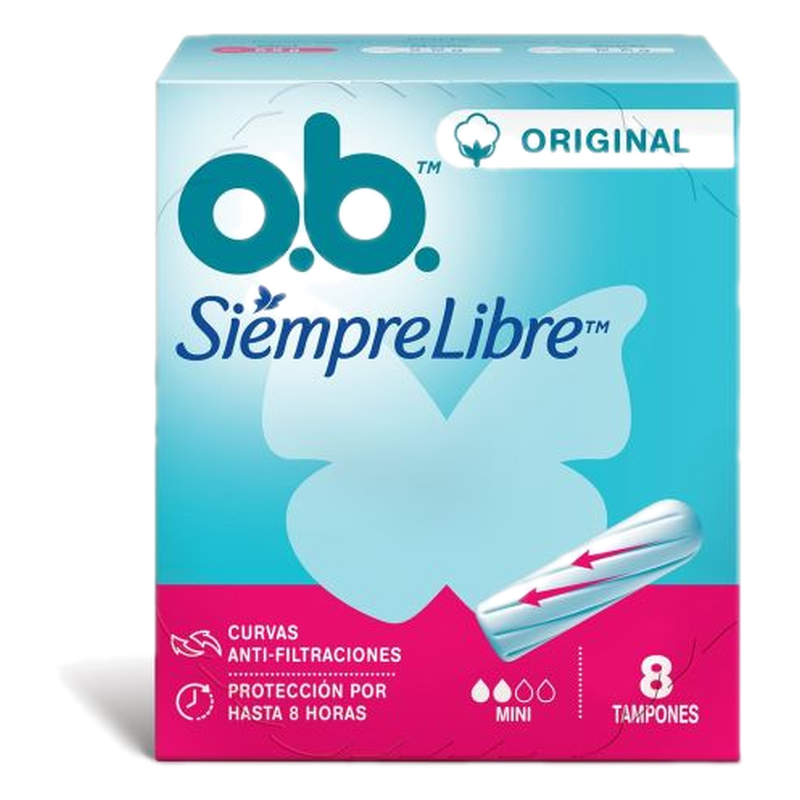 Tampones O.b Mini 8 Unidades