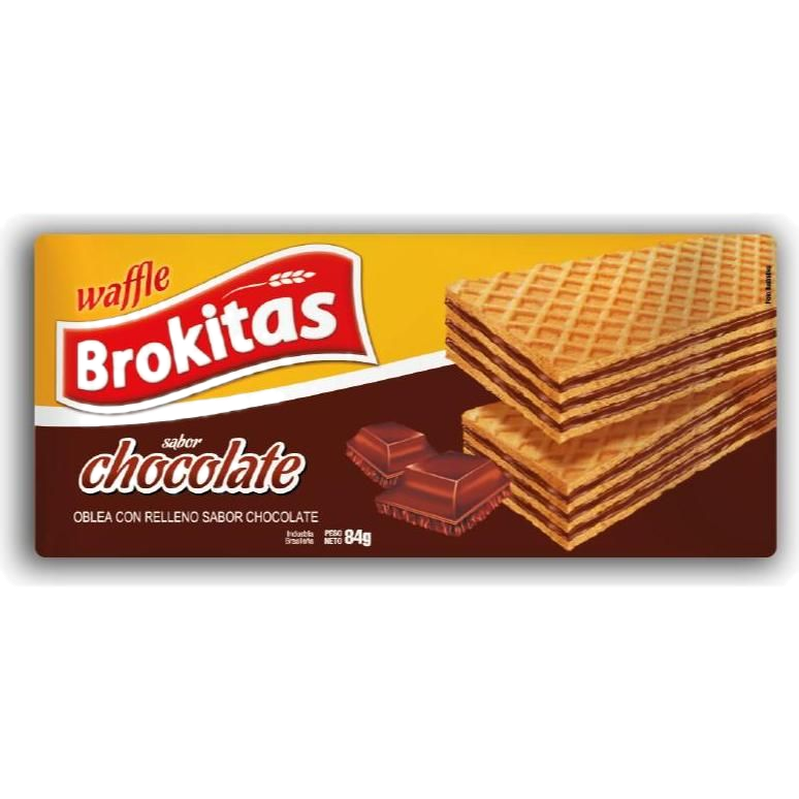 Galletas Oblea Brokitas Chocolate 84 G