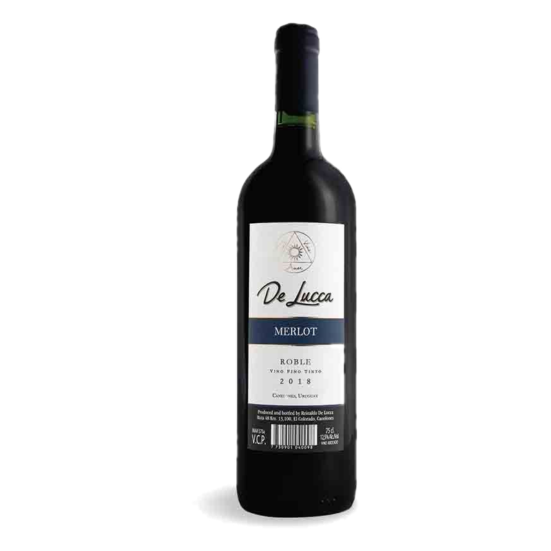 Vino Tinto De Lucca Roble Merlot 750 Ml