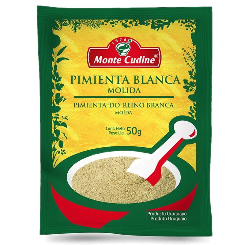 Pimienta Blanca Monte Cudine Molida 50 G