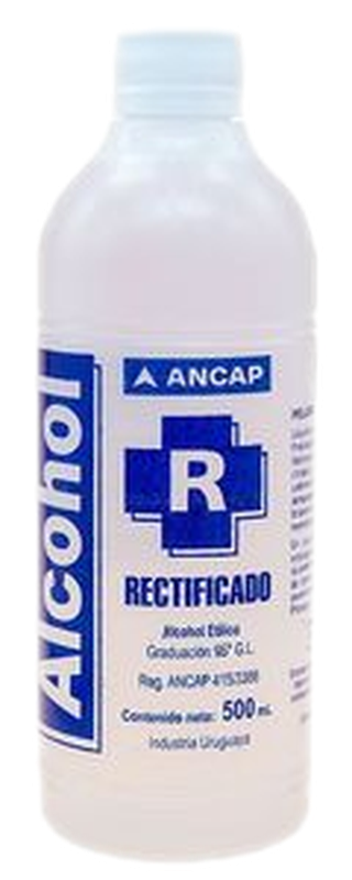 Alcohol Ancap Rectificado 500 Ml