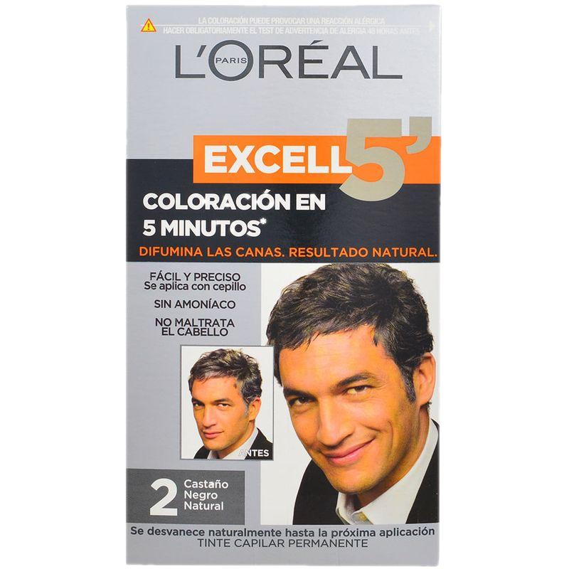 Coloración Excel 5 Castaño Negro Natural 2