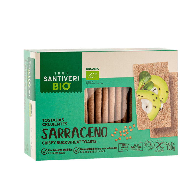 Tostada Santiveri Trigo Sarraceno Gf 100 G