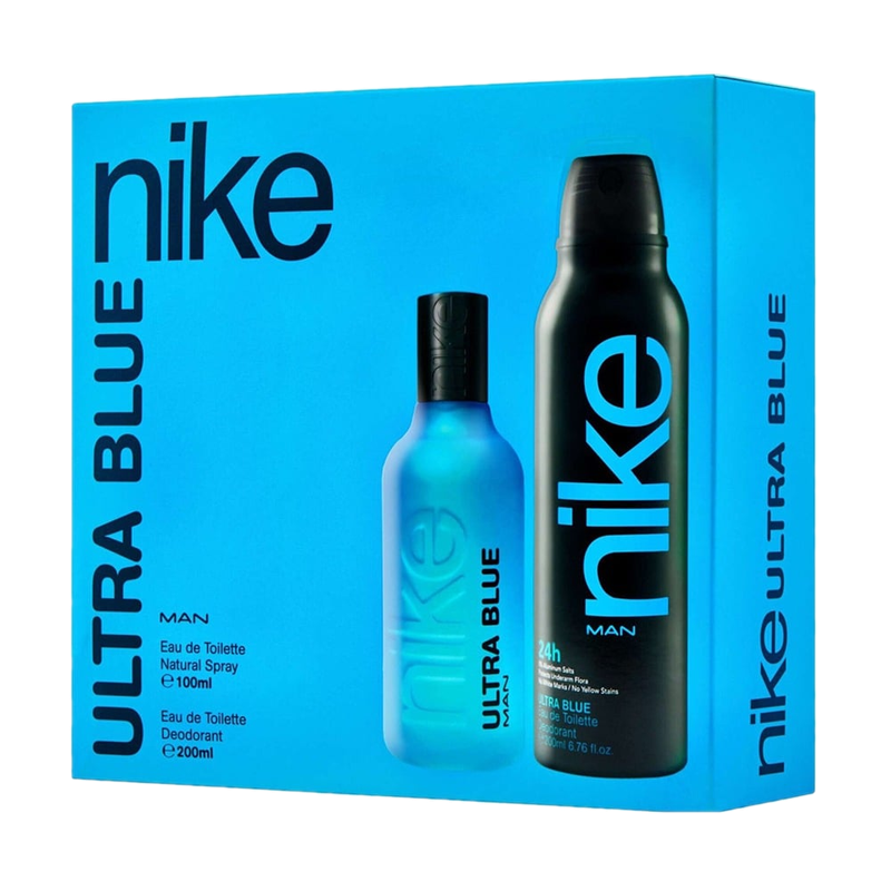 Pack Nike Perfume Ultra Blue Men Edt 100 Ml + Desodorante 200 Ml