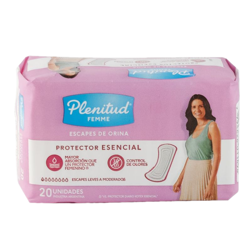 Toalla Plenitud Femme Protector Ultra Leve 20 Unidades